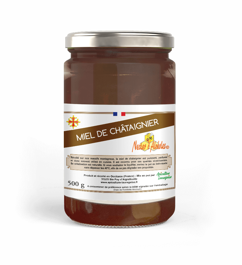 Miel de Châtaignier : les bienfaits du miel et les vertus du miel de fleur  - apiculteur producteur en Luberon de miel de lavande de Provence label  rouge